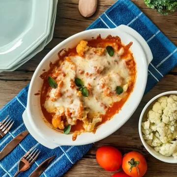 Parmegiana de couve-flor