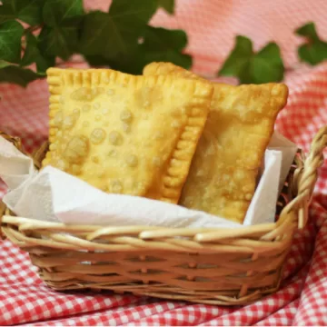 Pastel de feira de carne moída