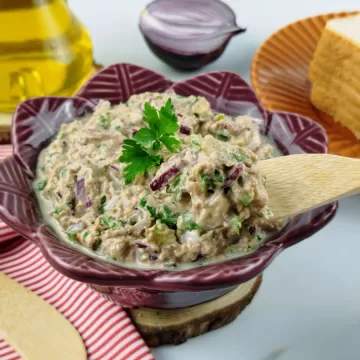 Patê de atum com requeijão light