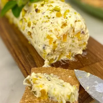 Patê de damasco e pistache