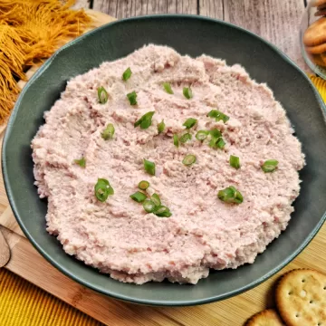 Patê de presunto com maionese