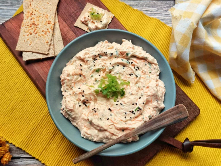 Receita de Patê de ricota com cenoura
