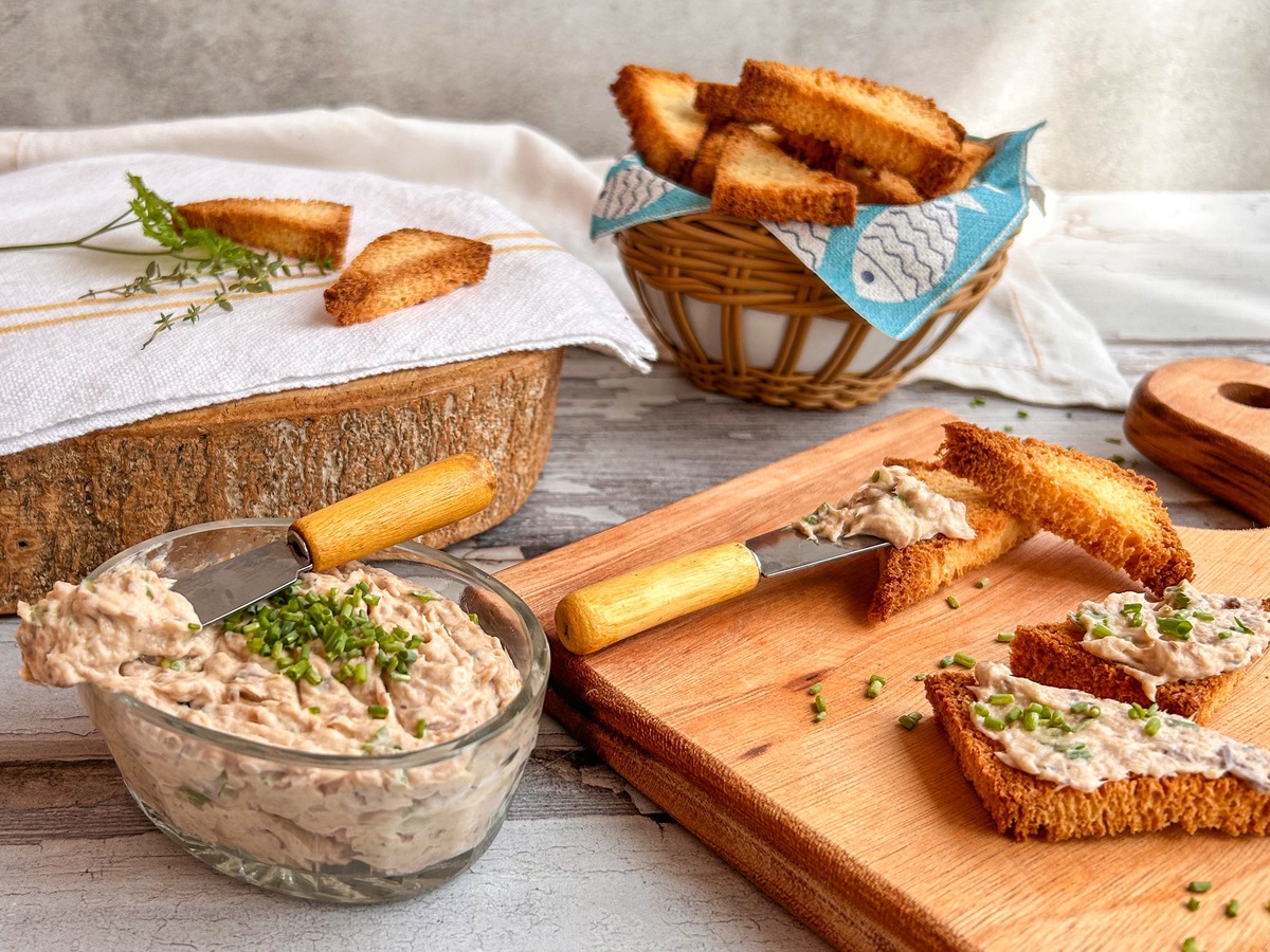 Patê de sardinha fácil