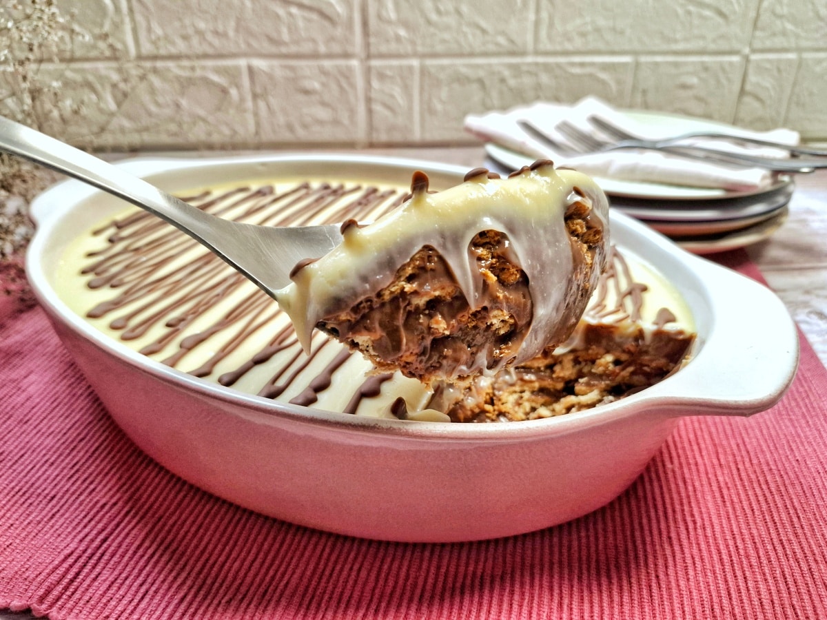 Pavê de chocolate rápido