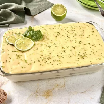 Pavê de limão rápido