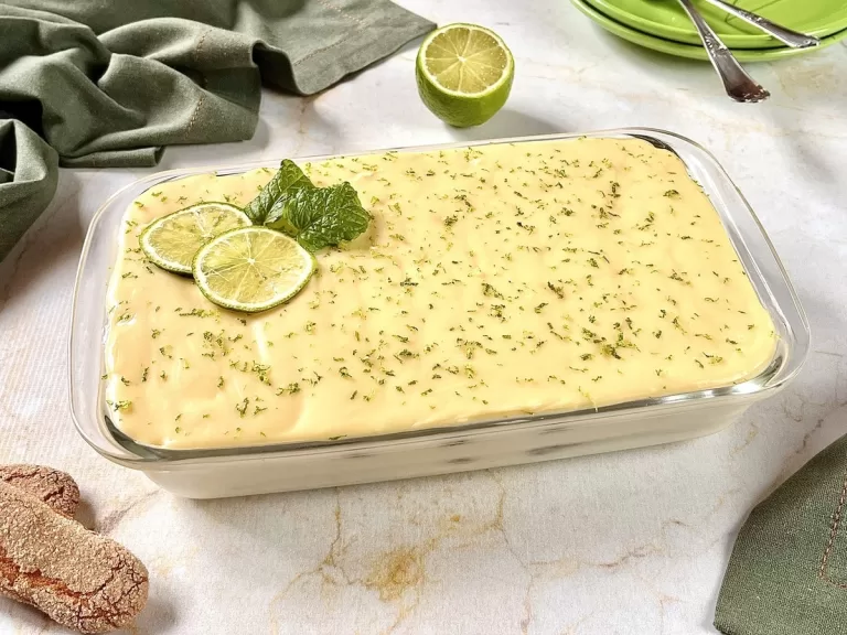 Receita de Pavê de limão rápido