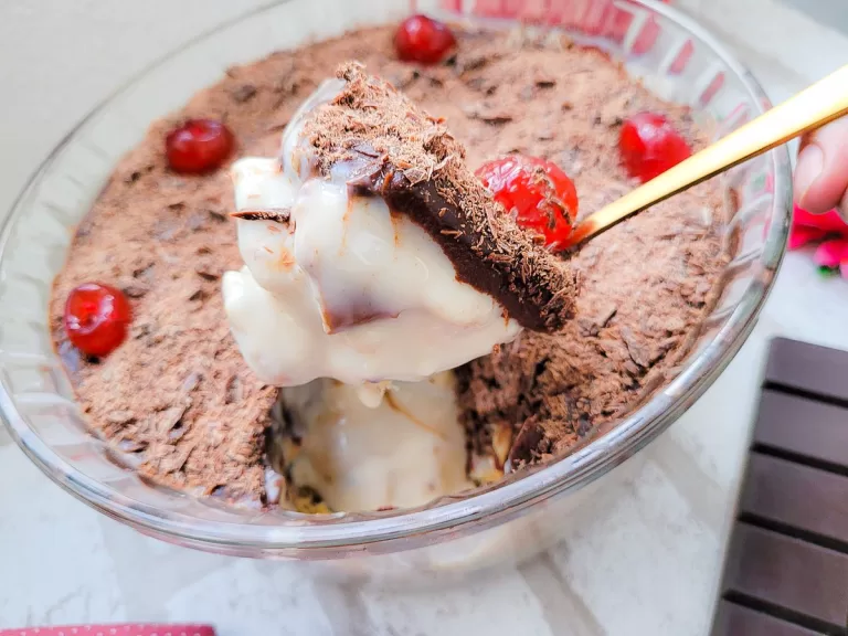 Receita de Pavê de panetone com chocolate