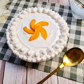 Pavê de pêssego rápido