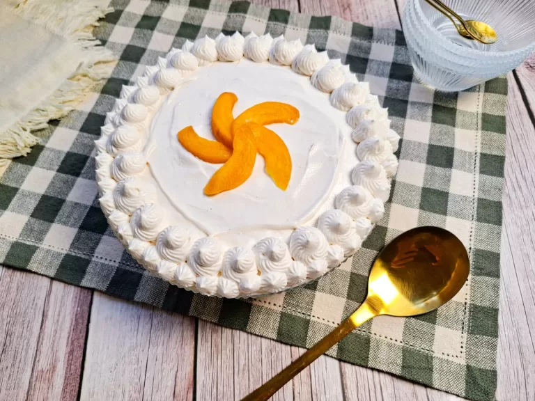 Receita de Pavê de pêssego rápido
