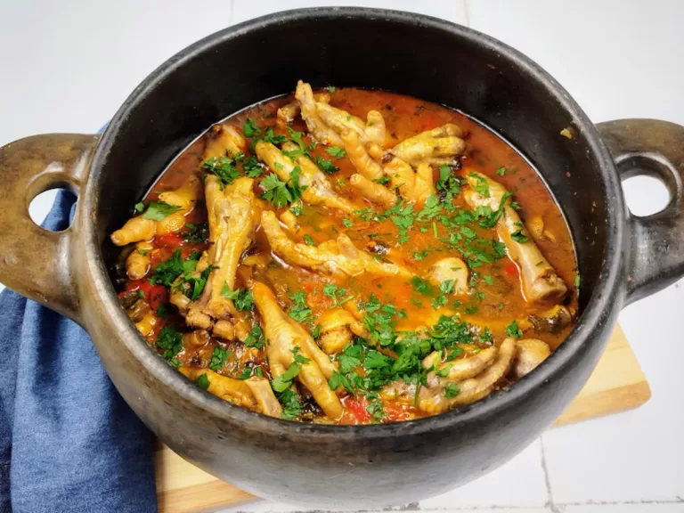 Receita de Pé de galinha cozido