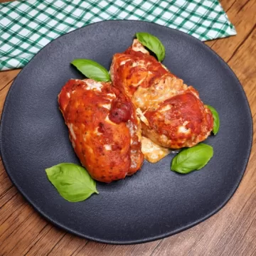 Peito de frango recheado fácil