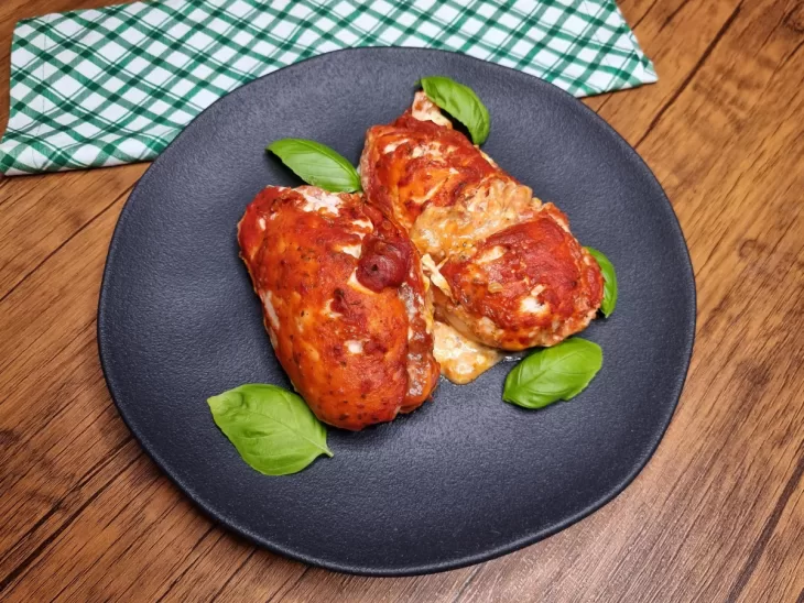 Receita de Peito de frango recheado fácil