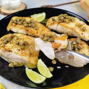 Pescada-amarela grelhada
