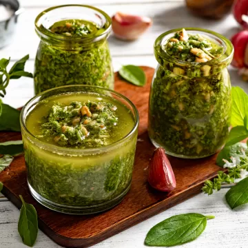Pesto de manjericão