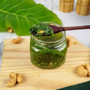Pesto de taioba