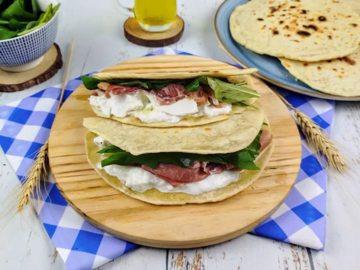 Receita de Piadina tradicional