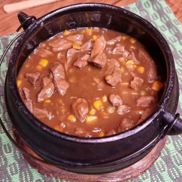 Picadinho de carne na cerveja