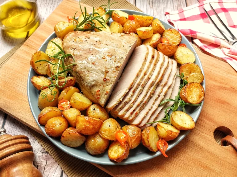 Receita de Picanha suína com batatas na airfryer