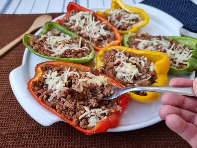 Receita de Pimentão recheado