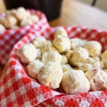 Pipoca com chocolate branco