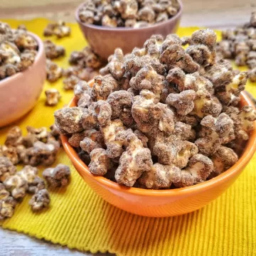 Pipoca de chocolate
