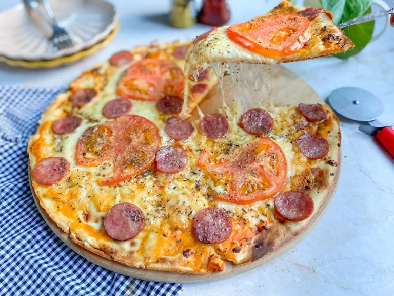 Receita de Pizza de liquidificador simples e rápida