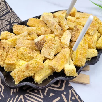 Polenta frita na airfryer