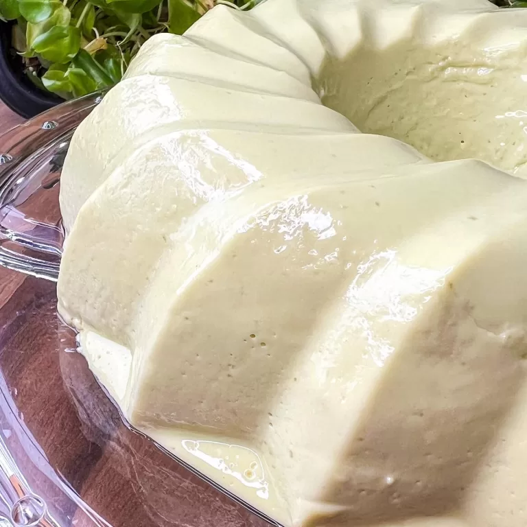 Receita de Pudim de abacate