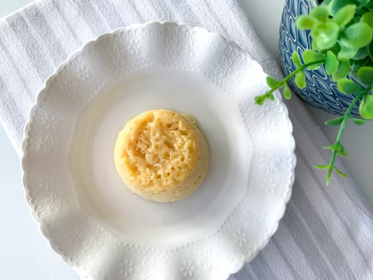 Receita de Pudim de caneca no micro-ondas