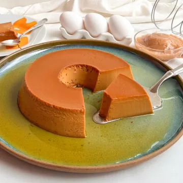 Pudim de doce de leite