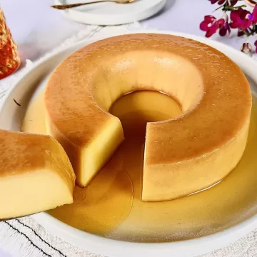 Pudim de pão de liquidificador