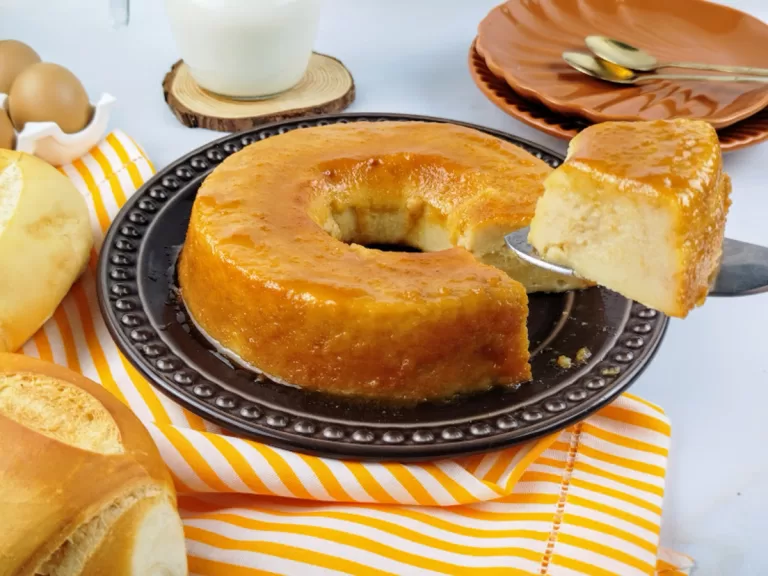Receita de Pudim de pão econômico