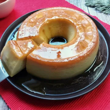 Pudim de pão simples