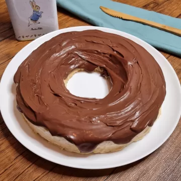Pudim de sorvete de paçoca