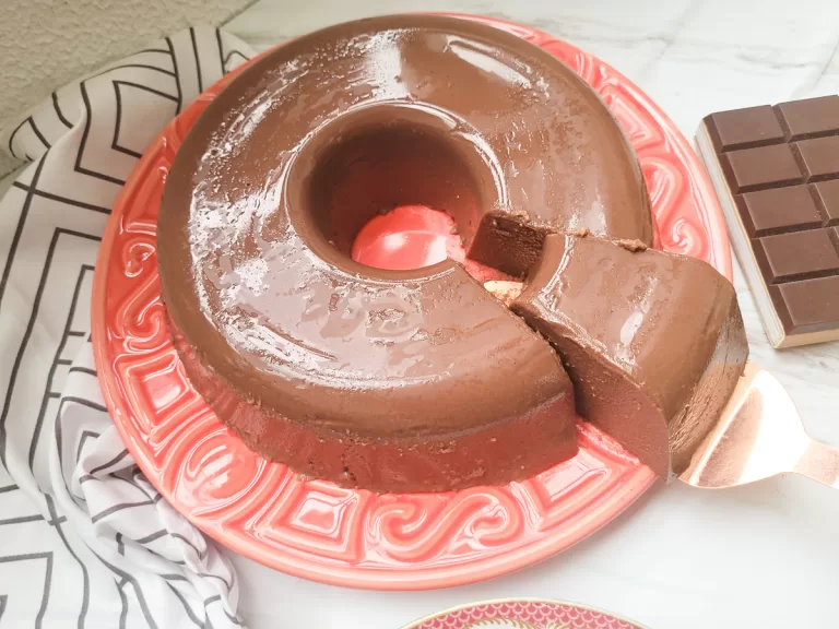 Receita de Pudim gelado de chocolate