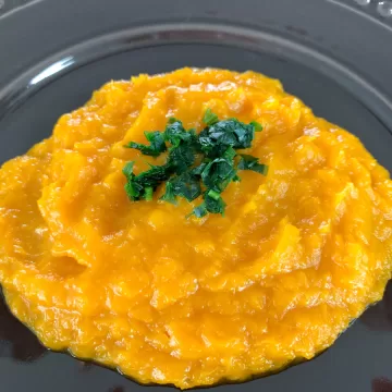 Purê de abóbora simples