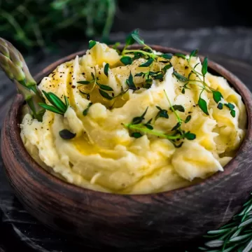 Purê de batata com alho