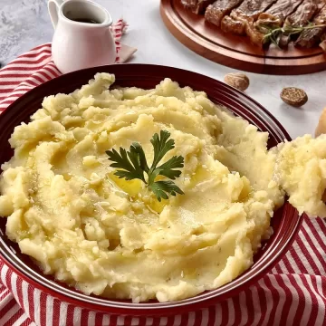 Purê de batata sem leite