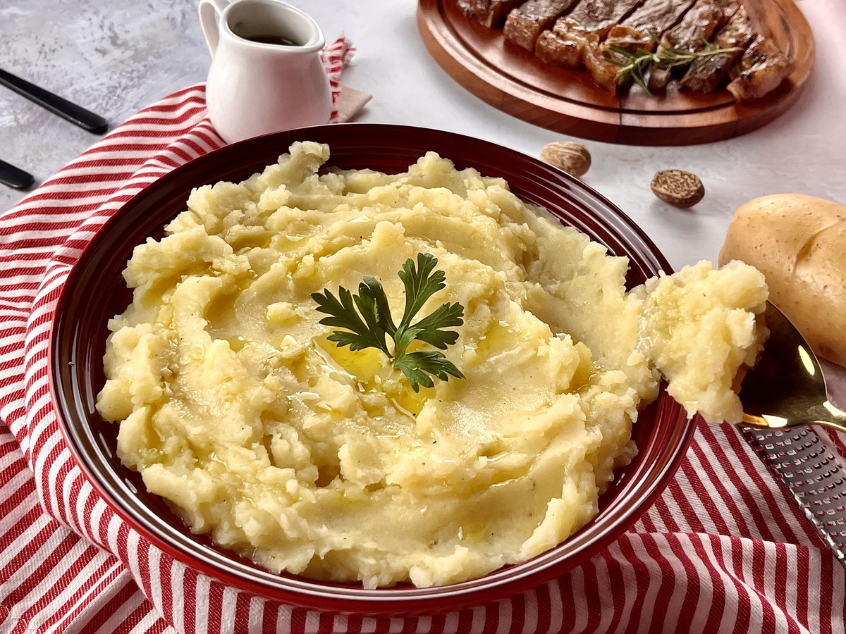 Purê de batata sem leite