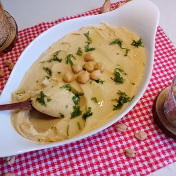 Purê de grão-de-bico