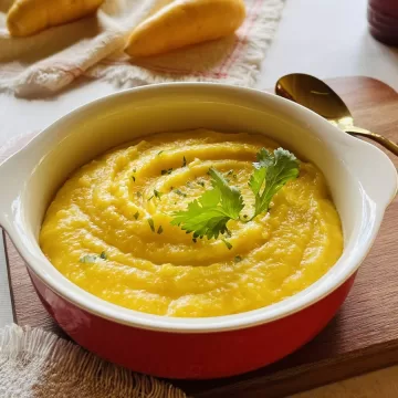 Purê de mandioquinha
