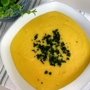 Purê de mandioquinha simples
