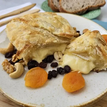 Queijo brie folhado