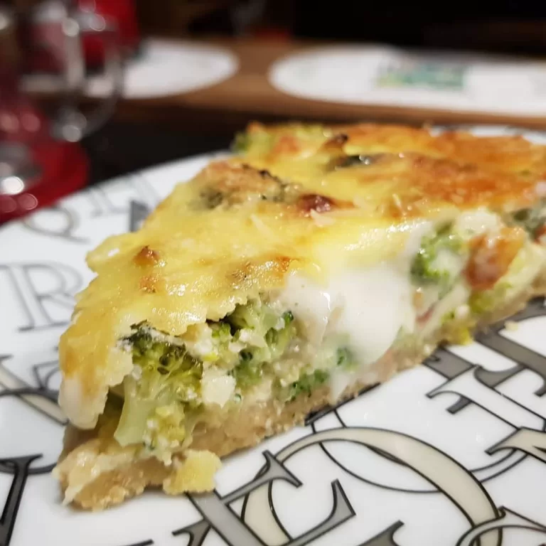 Receita de Quiche de alho-poró e brócolis
