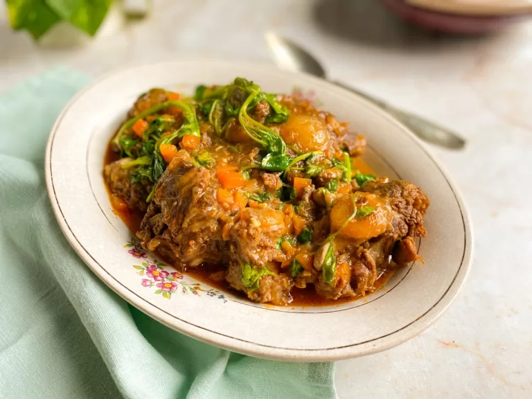 Receita de Rabada com agrião
