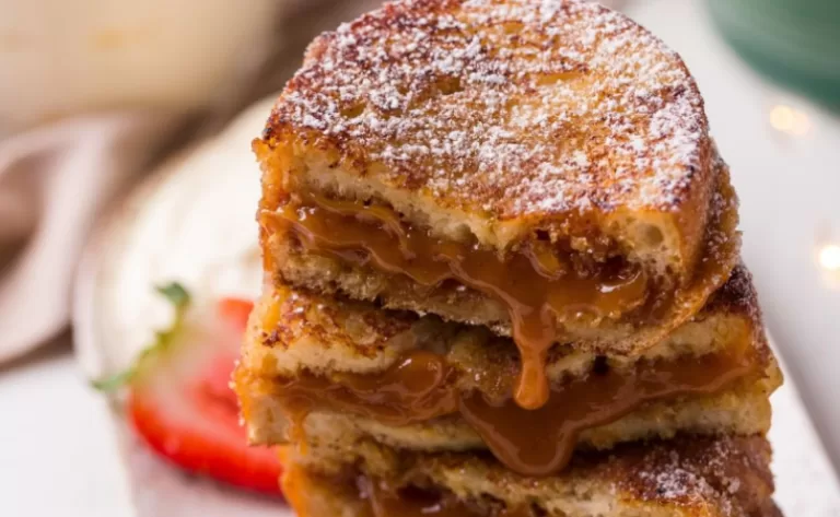 Receita de Rabanadas recheadas com caramelo salgado