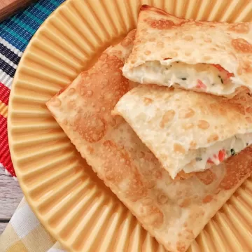 Recheio de palmito para pastel