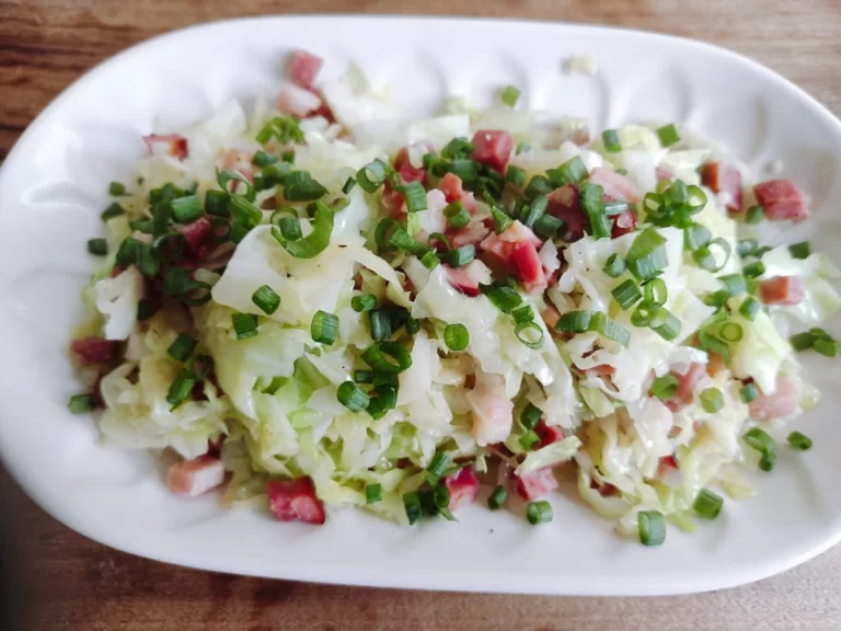 Receita de Repolho refogado com bacon e calabresa