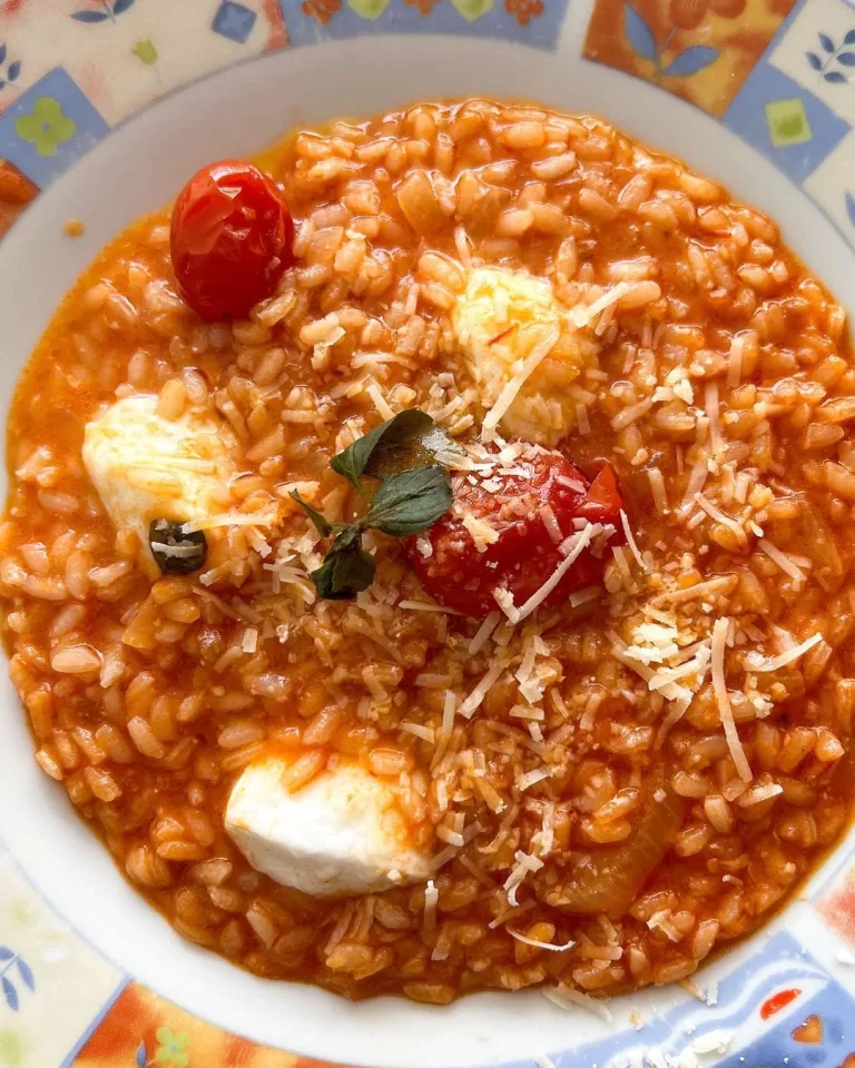 Receita de Risoto alla pomodoro