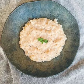 Risoto cacio e pepe